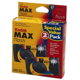 Kodak MAX 35mm Single Use Cameras with Flash (2 Pack)