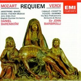 Mozart - Requiem / Armstrong Â· Baker Â· Gedda Â· Fischer-Dieskau Â· Barenboim & Verdi - Requiem /CaballÃ© Â· Cossotto Â· Vickers Â· Raimondi Â· Barbirolli