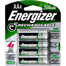 Energizer NH15BP-4 ACCU Rechargeable AA Batteries,