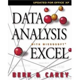Data Analysis with Microsoft Excel : Updated for Office XP (with CD-ROM)