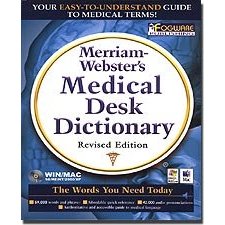 Merriam Webster Medical Desk Dictionary