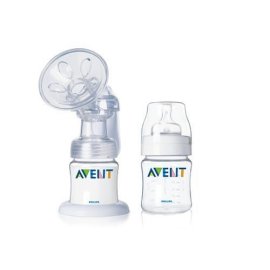 Avent ISIS Breast Pump with 2 Reusable Bottles (4oz)