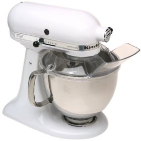 KitchenAid KSM150PSWH Artisan Series Stand Mixer (White)