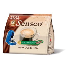 Senseo Douwe Egberts Decaffeinated Medium Roast Coffee Pods, 4-Pack (72 Single-Serve Pods)