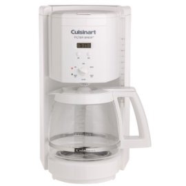 Cuisinart DCC1000 Programmable Filter Brew 12-Cup Coffeemaker, White