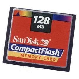 SanDisk 128 MB CompactFlash Card