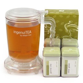 Gourmet Green Tea Set (w/ free gift wrapping) - (Size 1oz Tins (4))