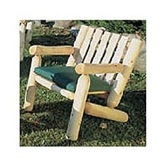 Cedar Log Armchair