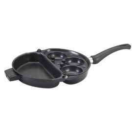 Nordic Ware Divided Skillet/Omelet Pan, Charcoal