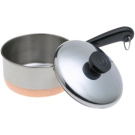 Revere Copper Clad 1-Quart Saucepan with Lid
