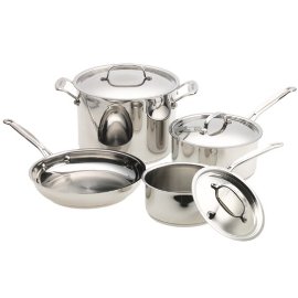 Cuisinart Chef's Classic Stainless 7-Piece Cookware Set