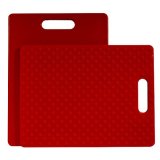 ArchiTEC The Gripper 11-Inch by 14-Inch Non-Slip Cutting Board, Red