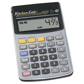 KitchenCalc 8300 Recipe Calculator with Digital Timer