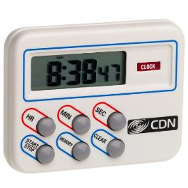 CDN TM8 Digital Timer and Clock Memory Feature