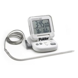 The Original Polder 362-90 Cooking Timer and Thermometer - white