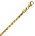 14k 24.00 Inches X 2.5 mm Rope Chain