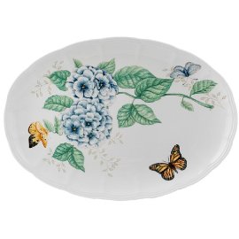 Lenox Butterfly Meadow Fine Porcelain 16-Inch Platter