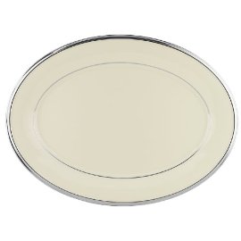 Lenox Solitaire 13-Inch Platinum-Banded Fine China Platter