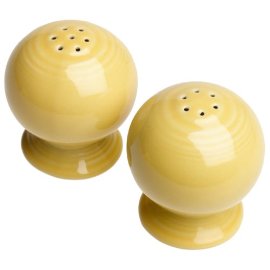 Fiestaware Sunflower Yellow 497 Small Salt and Pepper, 2-1/4 Inches