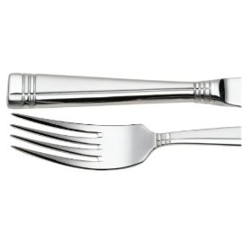 Ovations by Oneida Amsterdam 53-Piece Stainless Stell Flatware Set, Service for 8