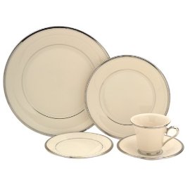 Lenox Solitaire 5-Piece Platinum-Banded Fine China Placesetting