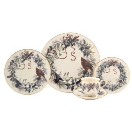 Lenox Winter Greetings 5-Piece Gold-Banded Fine China Placesetting
