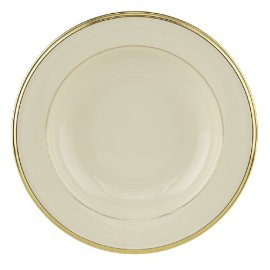 Lenox Eternal 9-Inch Gold-Banded Fine China Pasta/Soup Bowl, Set of 4