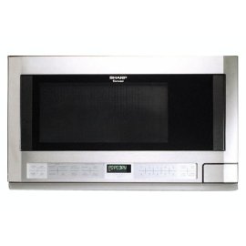 Sharp R-1214 1100-Watt 1.5 Cubic Foot Over-the-Counter Microwave, Stainless