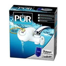 PUR FM7400L Ultimate Horizontal Faucet Mount Water Filter ? White