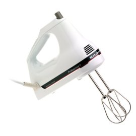 KitchenAid KHM9PWH 9-Speed Professional Hand Mixer, White