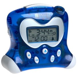 Oregon Scientific RM313PA/B ExactSet Fixed Projection Alarm Clock - Blue