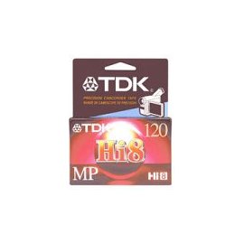 TDK MP120 Hi-8 Video Cassette