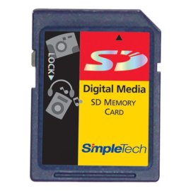 SimpleTech STI-SD/512 512 MB SecureDigital Card