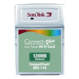 SanDisk SDWCFB-128-768 Wireless 802.11b  & 128 MB CF Card