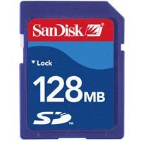 SanDisk 128 MB Secure Digital Card