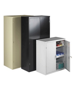 HON(R) Steel Storage Cabinet, 5 Adjustable Shelves, 72"H x 36"W x 24"D, Putty