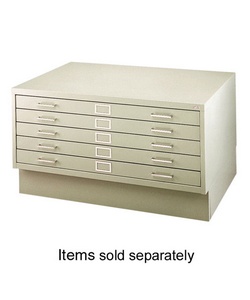 Safco(R) Closed Base, For 46 3/8"W 5-Drawer Flat File