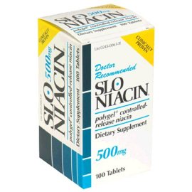 Slo-Niacin Polygel Controlled-Release Niacin, 500mg, Tablets - 100 count