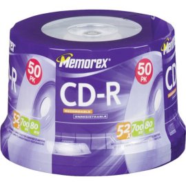 Memorex 700MB/80-Minute 52x Data CD-R Media
