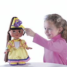 Dora the Explorer: Magic Hair Fairytale Princess Dora Doll