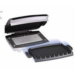 George Foreman GRP99 'The Next Grilleration Grill' with Removable Plates, Silver Metallic Finish
