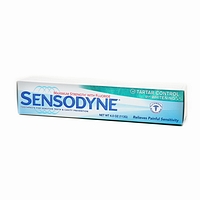 Sensodyne Toothpaste for Sensitive Teeth, Tartar Control Plus Whitening - 4 Ounces