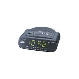 Sony ICF-C212 FM/AM Clock Radio with Full Power Back-up (Black)
