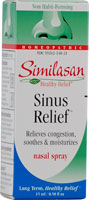 Similasan Sinus Relief Nasal Spray - .50 fl oz