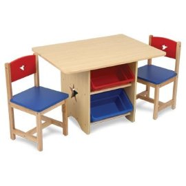 Star Table Set with Primary Bins