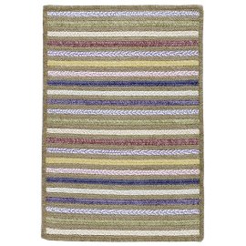 Seascape Beach Front Rectangle Braided Rug - 7x9'