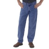 Men's Levi Strauss Signature Relaxed Fit Dark Stonewash Jeans - 40X30