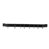 30 Bar Rack - Hammered Steel with Chrome-Plated Hooks