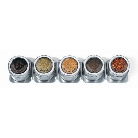 Kamenstein Magnetic Strip Spice Rack with 5 Canisters