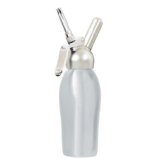 Liss Pint Cream Whipper -- Brushed Stainless Steel